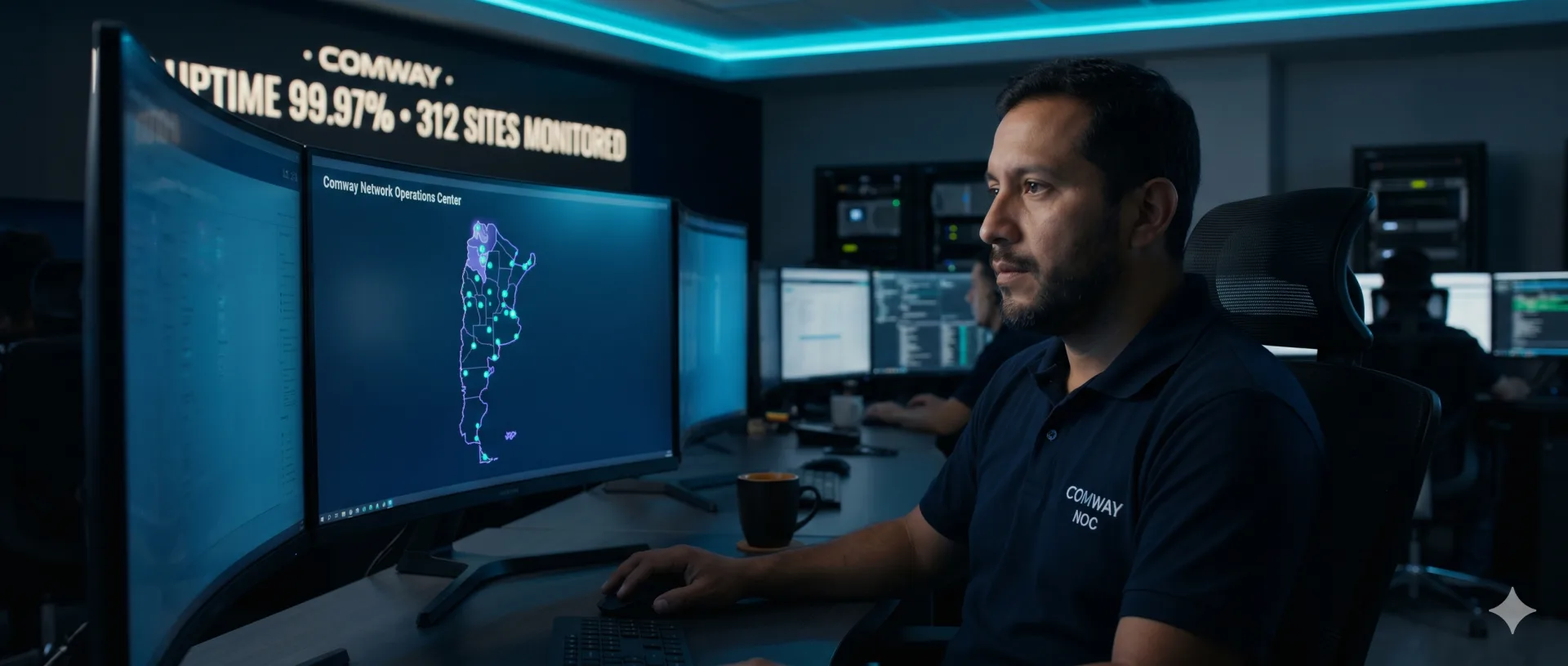 Suporte contínuo (NOC 24/7)