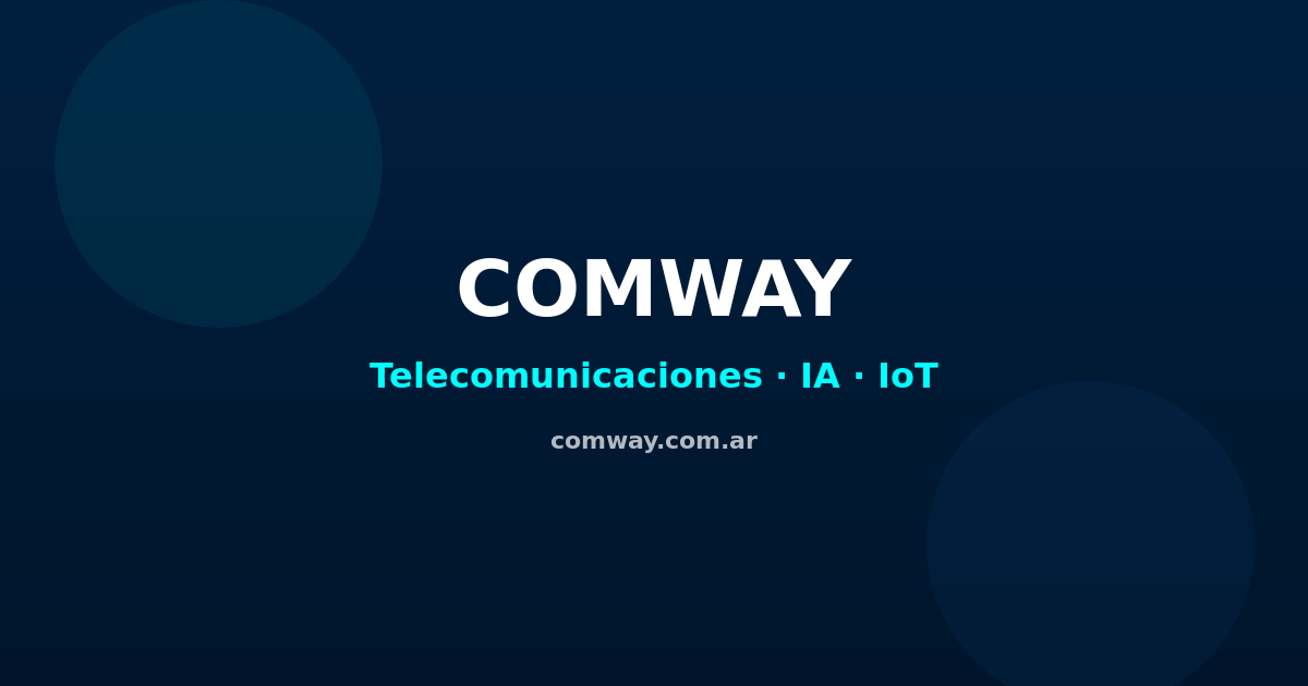 Comway Argentina — Telecomunicaciones, IA e IoT para empresas